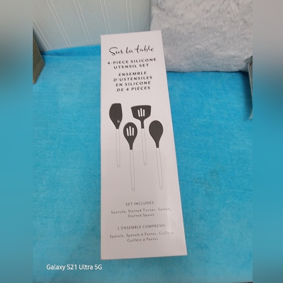 NEW In Box Sur La Table 4 Piece Silicone Utensil Set - Picture 1 of 5
